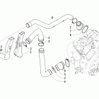 700 Mud Pro Корпус и патрубки охлаждения