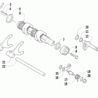 1000 GT Вилки переключения передач