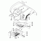 550 Cruiser GT Заднее крыло и подножки