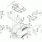 TRV 700 Cruiser Передний багажник крыло и фара