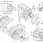TRV 450 Крышки сцепления ,ремня и магнето
