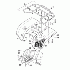 450 Rear rack, body panel, and footwell assemblies (4c...