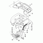 1000 GT Задний багажник ,крыло и подножки