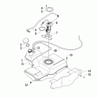 TBX 700 GT Топливный бак