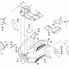 700 Передний багажник крыло и фара