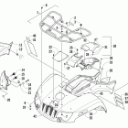 450 Front rack, body panel, and headlight assemblies (...