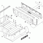 TBX 700 GT Cargo box and tailgate assembly