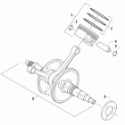 1000 GT Коленчатый вал и поршни