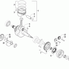 TRV 450 Коленчатый ,балансилный вал и поршни