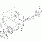 TRV 450 Сцепление и приводной ремень
