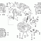 650 Головка цилиндров и распределительный вал