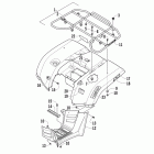 450 Rear rack, body panel, and footwell assemblies (4c...