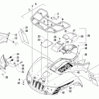 550 Передний багажник крыло и фара