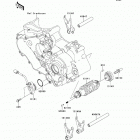 KFX450R (KSF450-BDF) Валы и вилки переключения передач