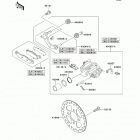 KFX450R (KSF450-BDF) Передний тормоз