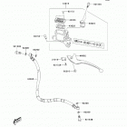 KFX90 (KSF90-ACF) Главный тормозной цилиндр,передний