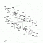 KFX50 (KSF50-BDF) Переднее колесо