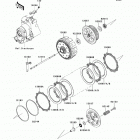 KFX450R (KSF450-BDF) Сцепление