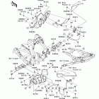 KFX450R (KSF450-BDF) Подножки