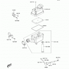 KFX50 (KSF50-BDF) Воздухозаборник