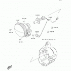 Brute Force 300 (KVF300-CDF) Фара