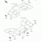 Brute Force 650 4x4 (KVF650-DCF) Отражатели