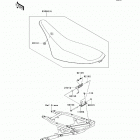KFX450R (KSF450-BDF) Сидение