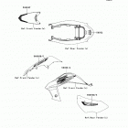 KFX450R (KSF450-BDF) Decals(bdf)