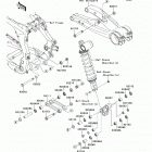 KFX450R (KSF450-BDF) Задняя подвеска