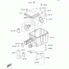 Brute Force 300 (KVF300-CDF) Воздухозаборник