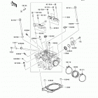 KFX450R (KSF450-BDF) Головка цилиндра