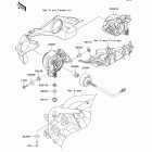 KFX450R (KSF450-BDF) Фара