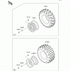 KFX450R (KSF450-BDF) Колеса,покрышки