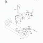 Brute Force 650 4x4 (KVF650-DCF) Педаль тормоза