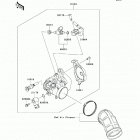KFX450R (KSF450-BDF) Акселератор