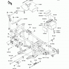 Brute Force 650 4x4 (KVF650-DCF) Рама ,крепежные детали