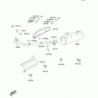 Brute Force 300 (KVF300-CDF) Глушитель