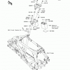 KFX450R (KSF450-BDF) Короб для АКБ