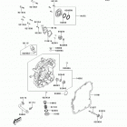 Brute Force 300 (KVF300-CDF) Крышки двигателя