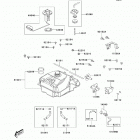 Brute Force 300 (KVF300-CDF) Топливный бак
