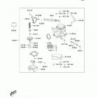 Brute Force 300 (KVF300-CDF) Карбюратор