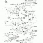 KFX450R (KSF450-BDF) Заднее крыло