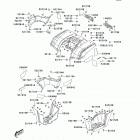 Brute Force 300 (KVF300-CDF) Заднее крыло