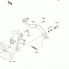 KFX450R (KSF450-BDF) Педаль тормоза