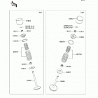 KFX450R (KSF450-BDF) Клапана