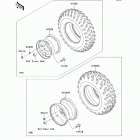 Brute Force 650 4x4 (KVF650-DCF) Колеса,покрышки
