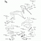 KFX450R (KSF450-BDF) Отражатели