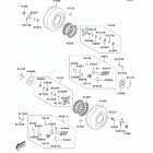 Brute Force 300 (KVF300-CDF) Переднее колесо