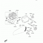 KFX50 (KSF50-BDF) Валы и вилки переключения передач