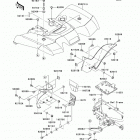 Brute Force 650 4x4 (KVF650-DCF) Заднее крыло